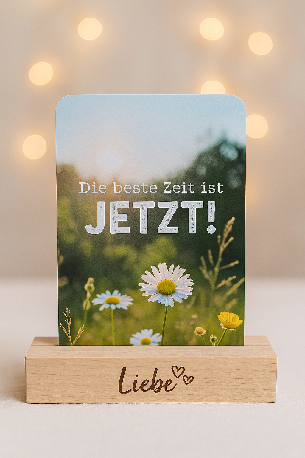 Fotohalter/Kartenhalter "Liebe"