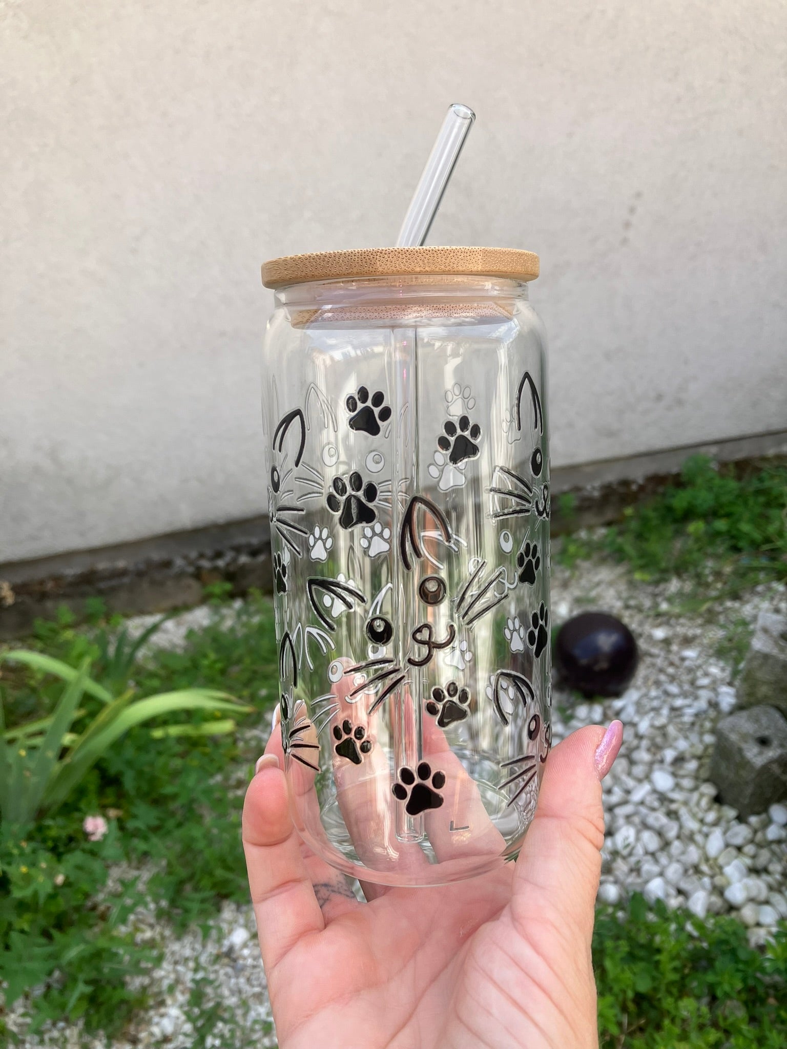 Trinkglas "Katze"