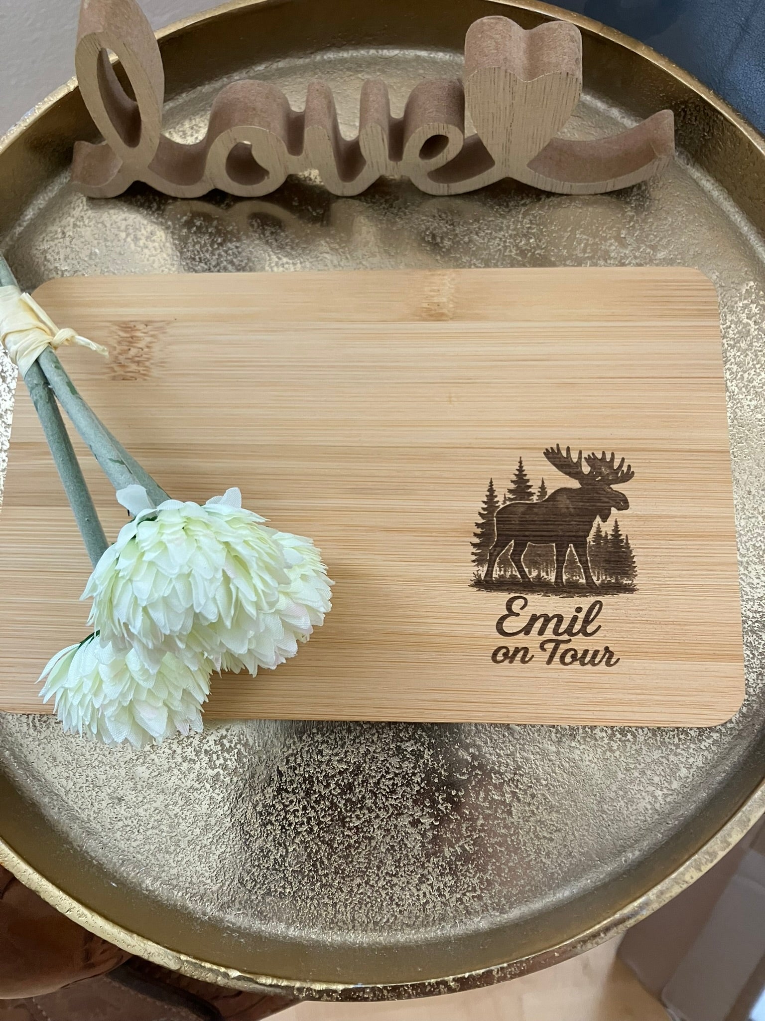 Schneidbrett "Emil on Tour"