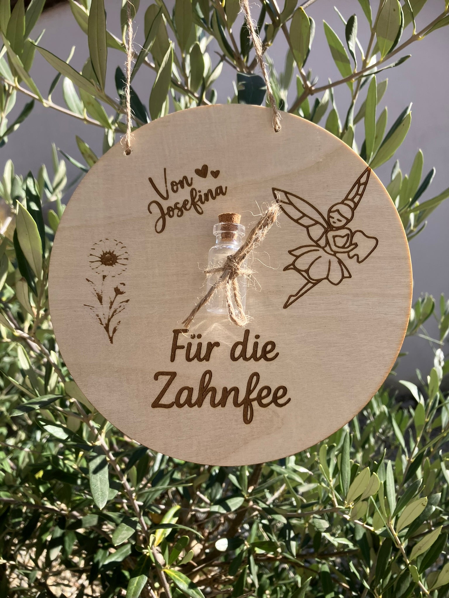 Schild "Für die Zahnfee"