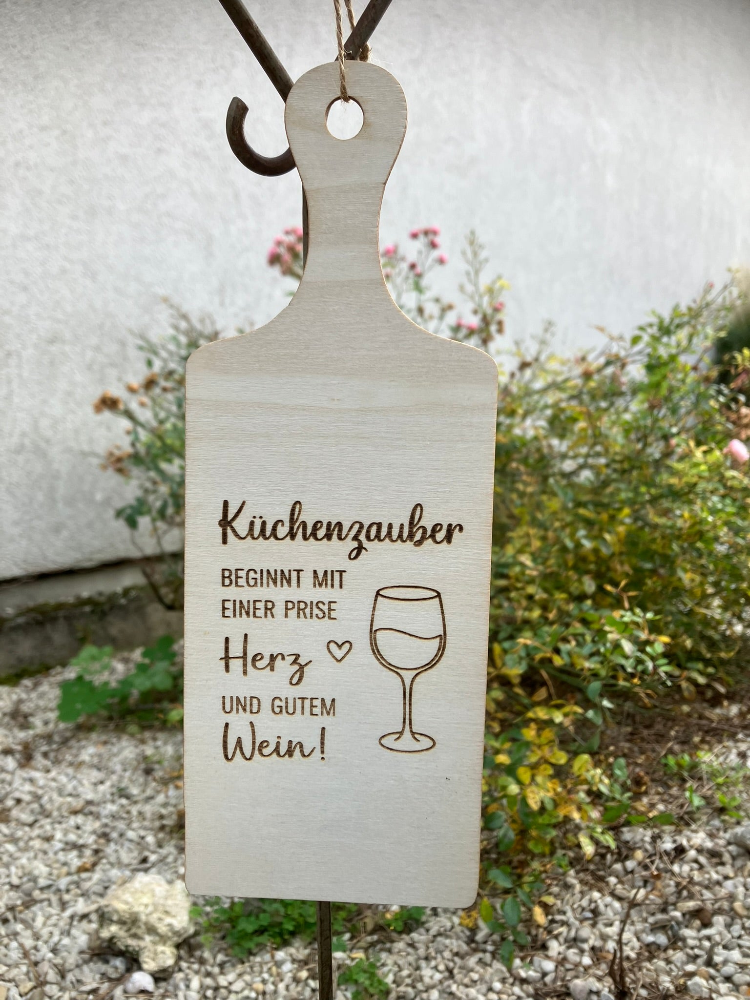 Holzschild "Küchenzauber"