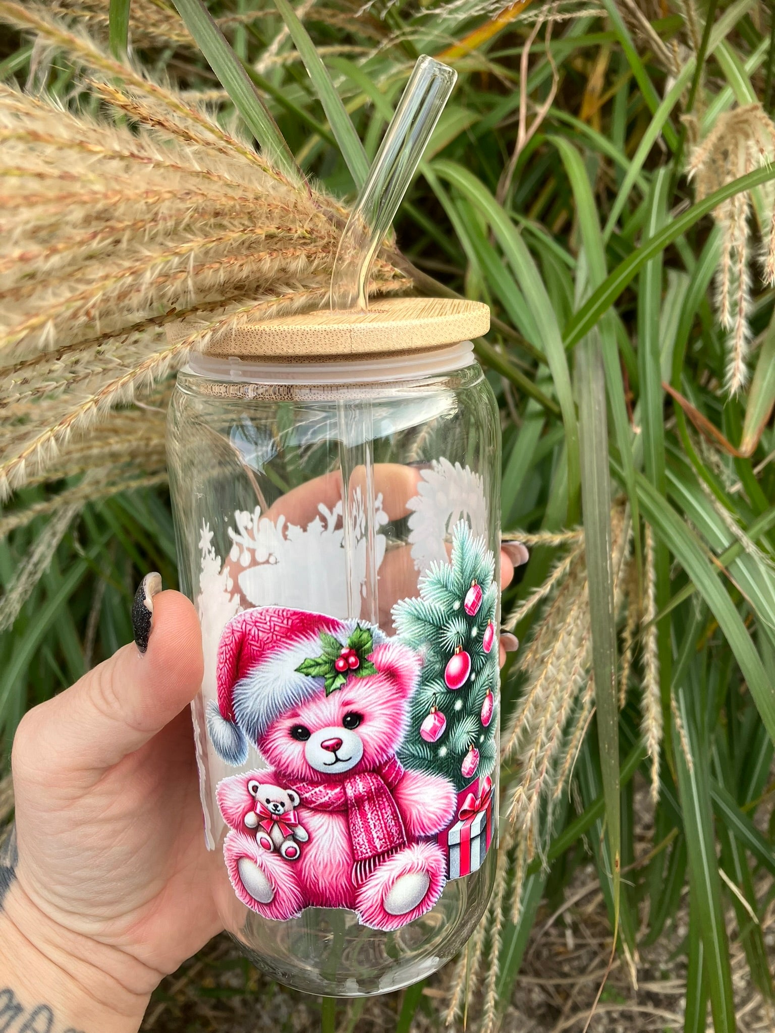 Trinkglas "Reh & Teddy"